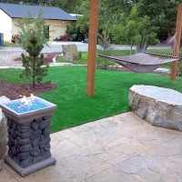 Faux Grass Sunizona, Arizona Paver Patio, Front Yard