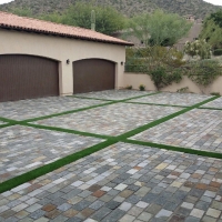 Grass Installation Tuba City, Arizona Rooftop, Front Yard Design