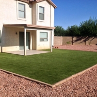 Grass Turf Meadview, Arizona Landscape Rock, Backyard Makeover