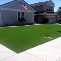 Installing Artificial Grass South Komelik, Arizona Landscaping, Front Yard Design