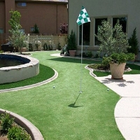 Turf Grass Cane Beds, Arizona Landscape Ideas, Backyard Landscaping Ideas